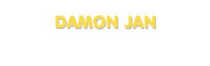 Der Vorname Damon Jan